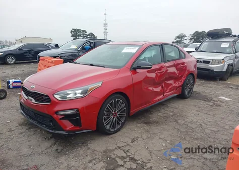 2020 Kia Forte Gt z USA, uszkodzony, nr VIN 3KPF44AC1LE256674